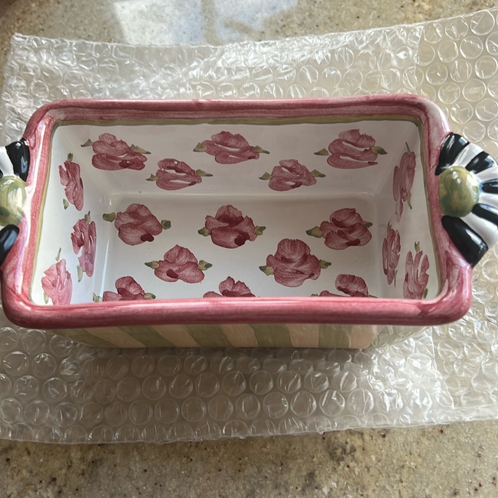 Little loaf pain, ceramic, hand made in NY, USA